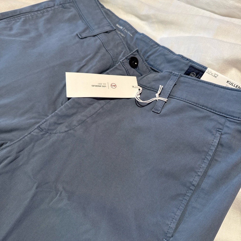AG Adriano Goldschmied Men's Chinos in Slate Blue